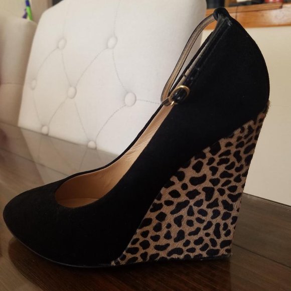 Giuseppe Zanotti Shoes - GIUSEPPE ZANOTTI Suede Cindy Wedge Pumps - size 40